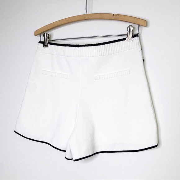 English factory ivory black trim knit shorts - Picture 9 of 10